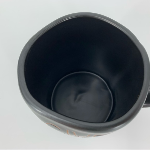 Rae Dunn ‘GIVE THANKS’ Black with Orange Mug - Picture 12 of 16